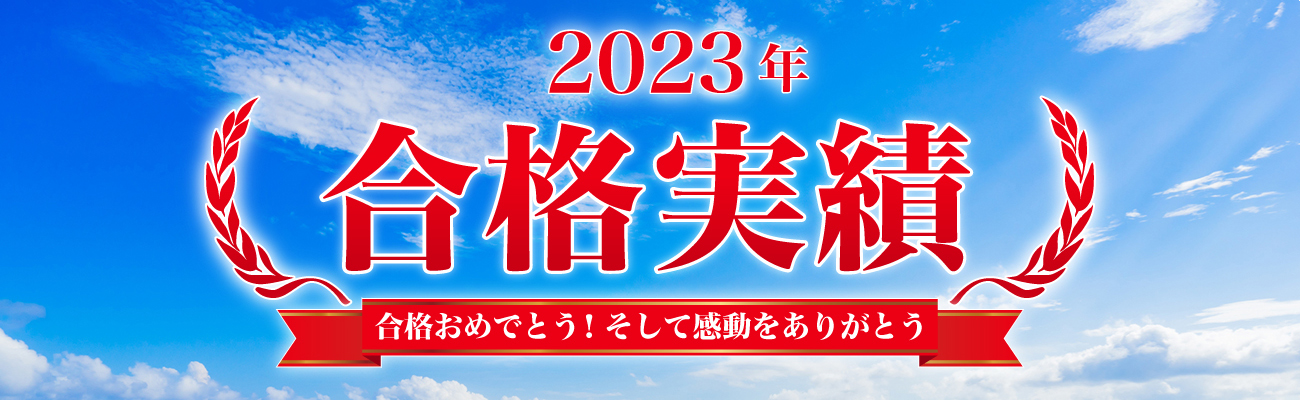 河合塾マナビス 2023年度 大学入試 合格実績