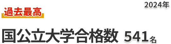 国公立大学合格数